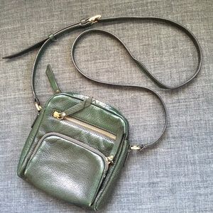 Banana Republic Leather Crossbody Purse
